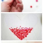 ¡Intervenir bolsas de regalo! ¿Cómo decorar una bolsa con corazones pintados?