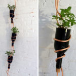 ¡Macetas colgantes! Original forma de renovar el jardín con material reciclable