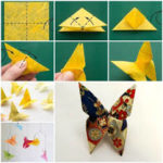 Coloridas mariposas realizadas con la técnica origami: ¿Cómo hacerlas?
