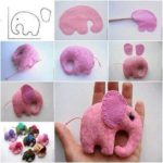 ¿Cómo realizar un simpático elefante como souvenirs para bebes?