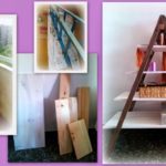Cómo convertir una vieja escalera en una estantería útil: Imágenes de escaleras recicladas