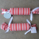 Souvenirs de cumpleaños infantiles con forma de caramelo realizados con material reutilizable