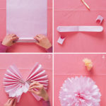 Técnica super rapida y fácil para hacer pompones de papel de seda divinos y decorativos