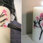 ¿Cómo lograr renovar velas con dibujos realizados con crayones?